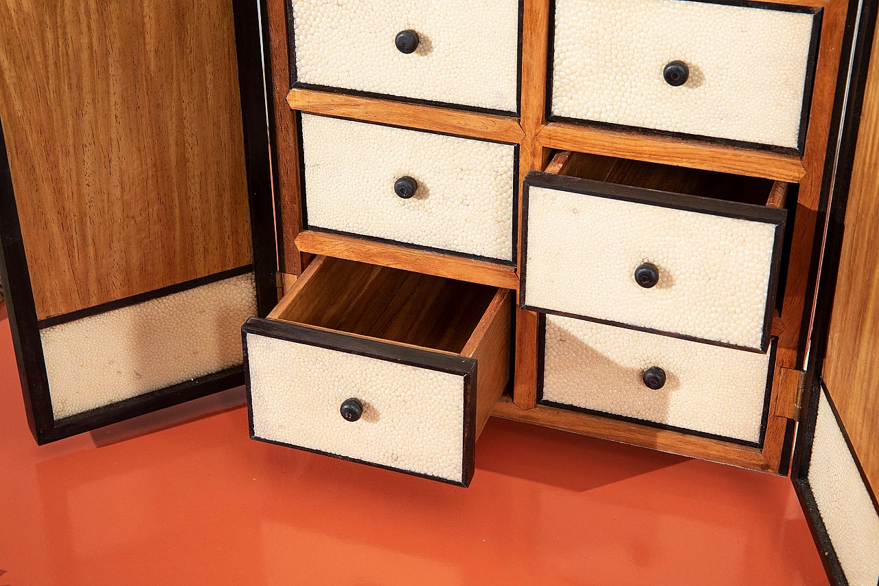 R&Y Augousti, shagreen jewelry box, 1990s 7