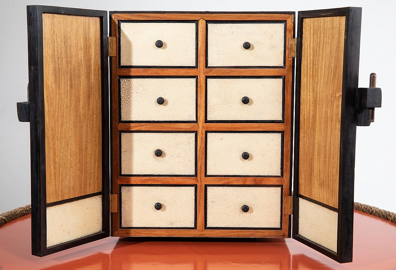 R&Y Augousti, shagreen jewelry box, 1990s 9