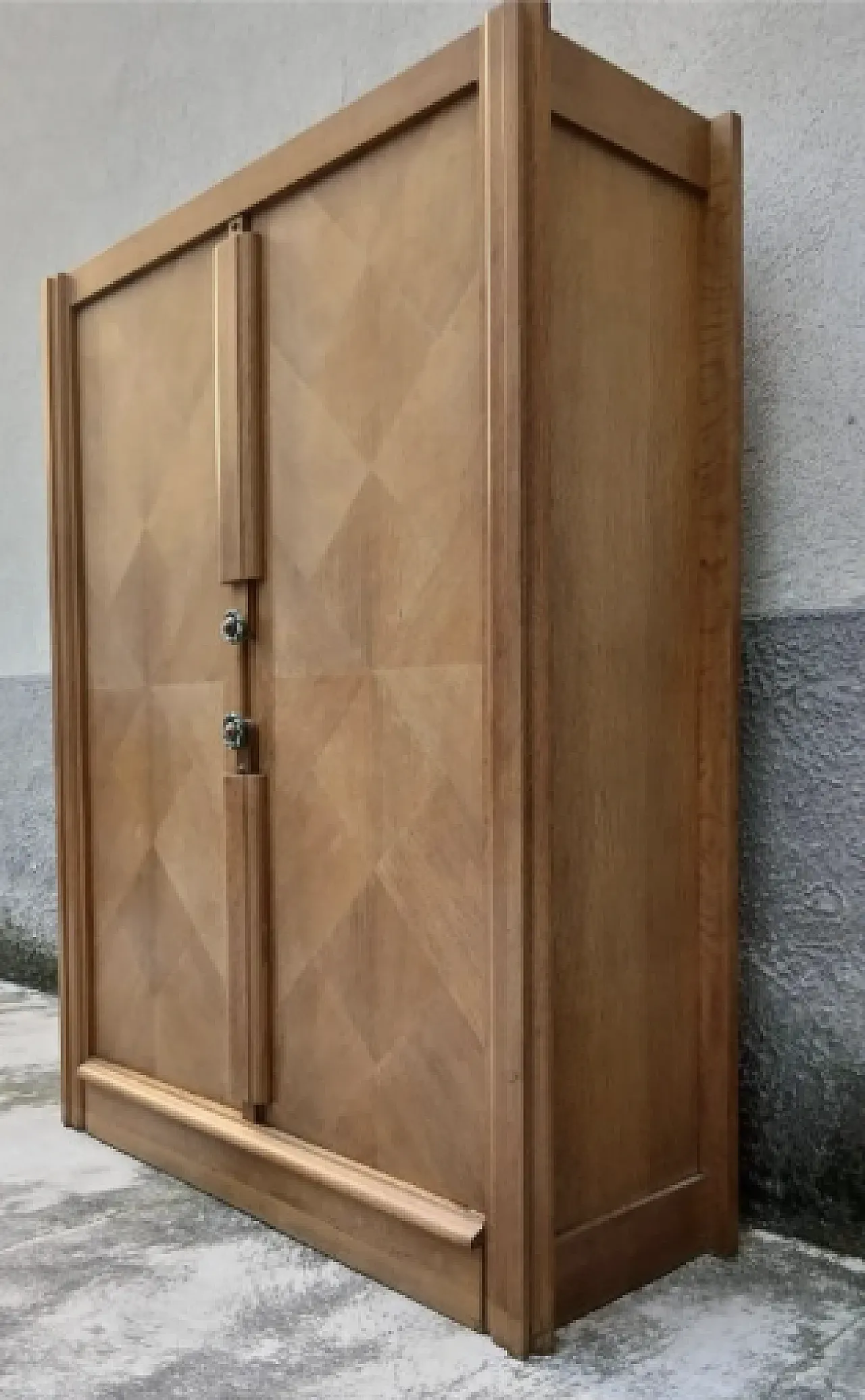 Tavolo da pranzo ovale allungabile in radica di noce , '900 2