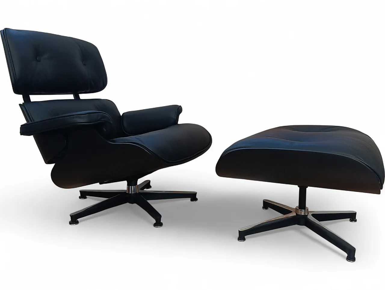 Lounge armchair and pouf, 2000 5