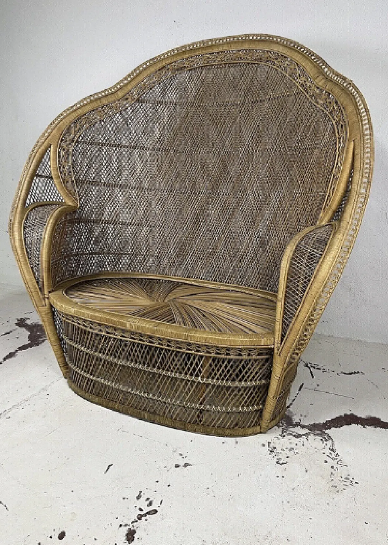 Wicker sofa 2