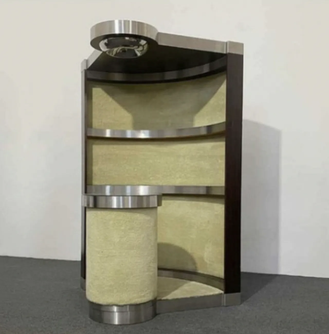 Art Deco style corner bar cabinet 1