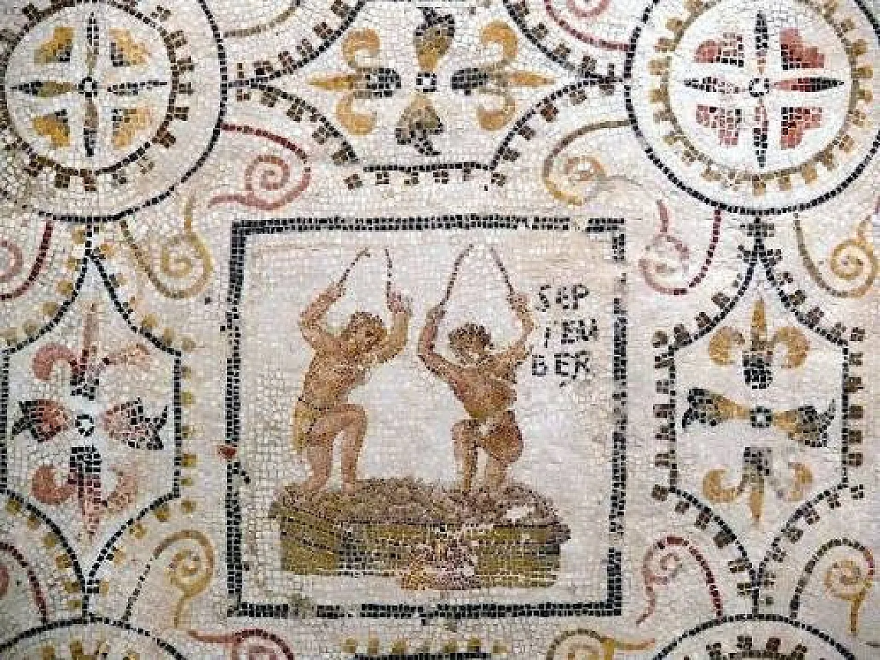 Mosaic of the month of September, 2nd century 3